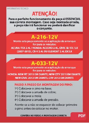 Informativo Téc A-033/A-216